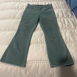Veronica Beard Green Flared Jeans size 26